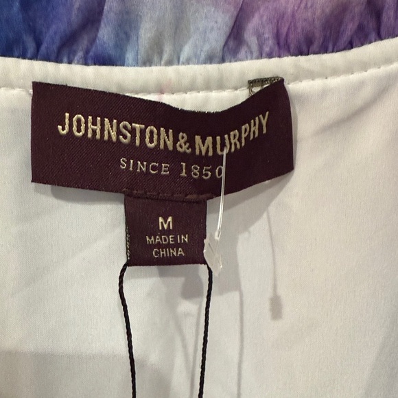 Johnston & Murphy | Purple Watercolor Dress - Picture 7 of 9